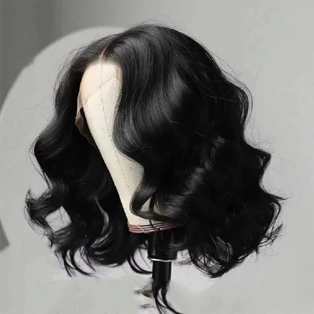 Pre Parted 13X4 Lace Front Bob Wig - Peluca de cabello humano brasileño 250%
