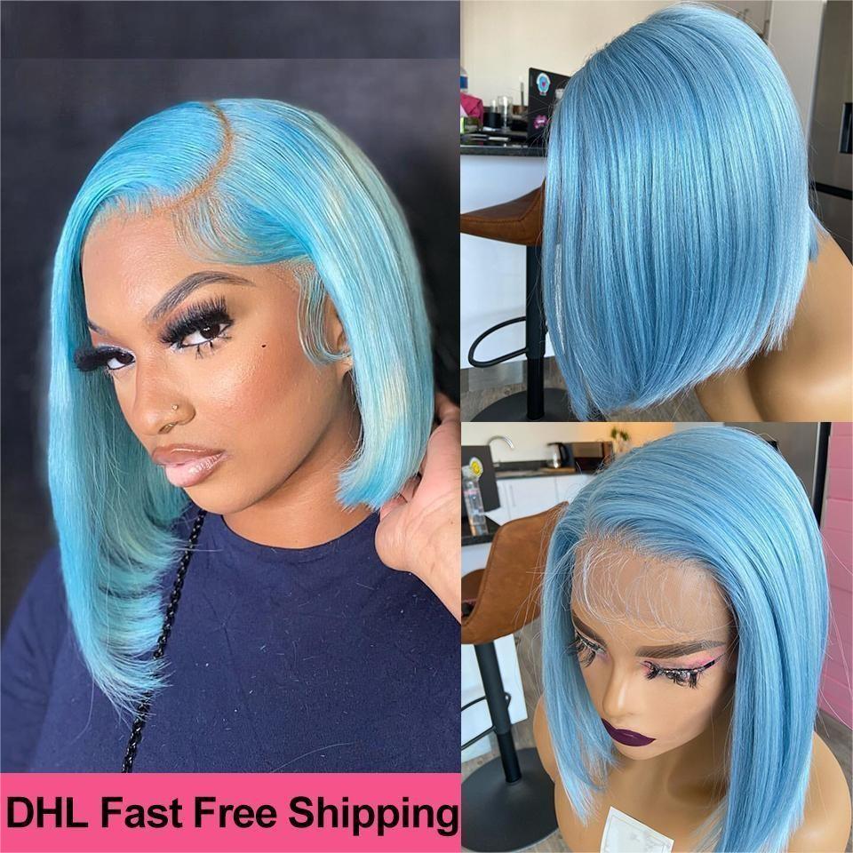 Peluca corta y lisa, estilo bo - Short Pixie Cut Wig Human Hair Cheap reseña y precio