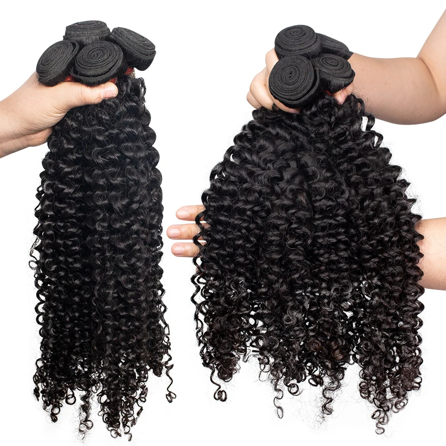 Extensiones de Cabello Humano  - Deep Wave 3 Bundles With Closure reseña y precio